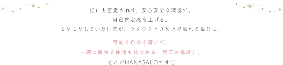 HANASALOとは？